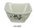 Yanco HO-5450 Honda Bowl, Shape: Square, Color: Three-Tone Green, Brown, Beige, Material: Melamine, Pack of 48