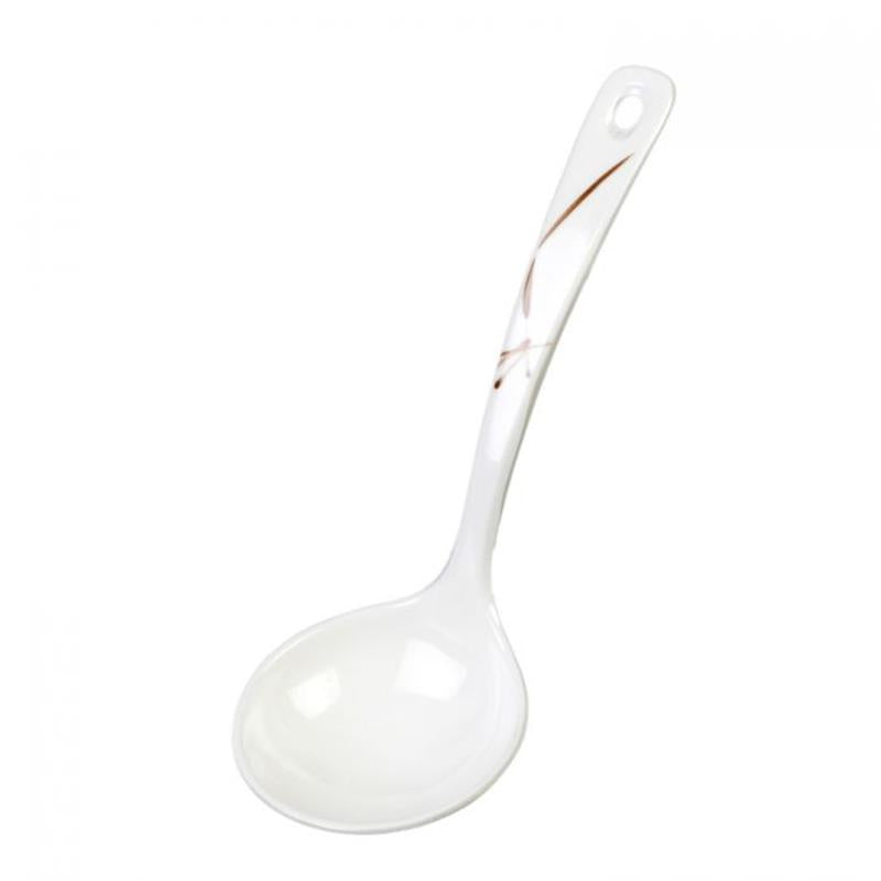 Thunder Group Melamine Asian 1 OZ, 7" X 2 1/2" SOUP LADLE BAMBOO, 5 doz