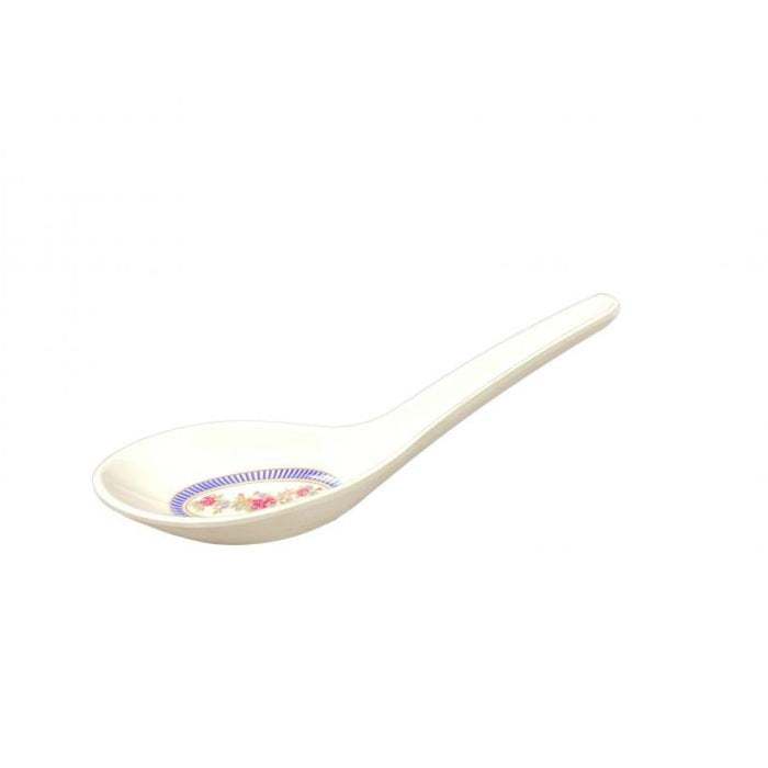 Thunder Group Melamine Asian 3/4 OZ, 5 1/4" X 1 3/4" SPOON, ROSE, 5 doz