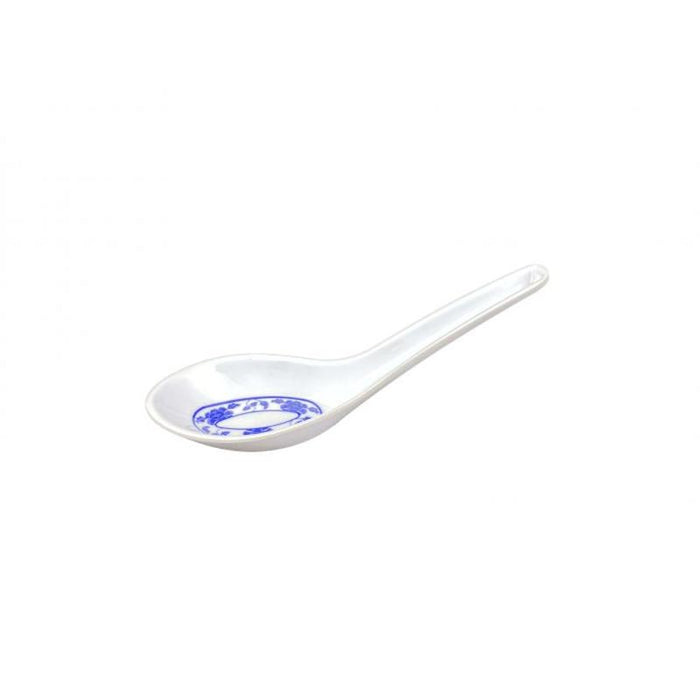 Thunder Group Melamine Asian 3/4 OZ, 5 1/4" X 1 3/4" SPOON, LOTUS,1 doz