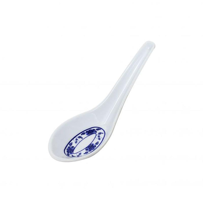 Thunder Group Melamine Asian 3/4 OZ, 5 1/4" X 1 3/4" SPOON, LOTUS,1 doz