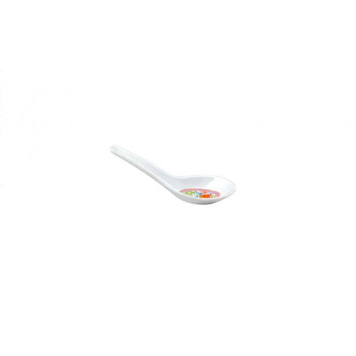 Thunder Group Melamine Asian 3/4 OZ, 5 1/4" X 1 3/4" SPOON, PEACOCK, 5 doz