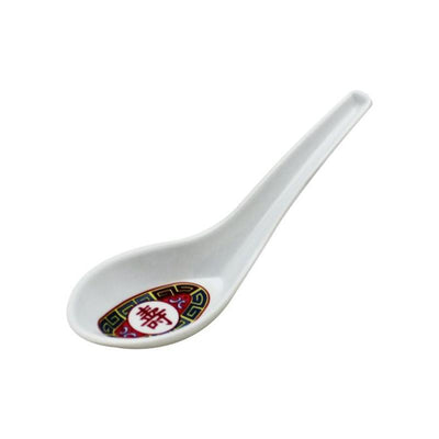 Thunder Group Melamine Asian 3/4 OZ, 5 1/4" X 1 3/4" SPOON, LONGEVITY, 5 doz