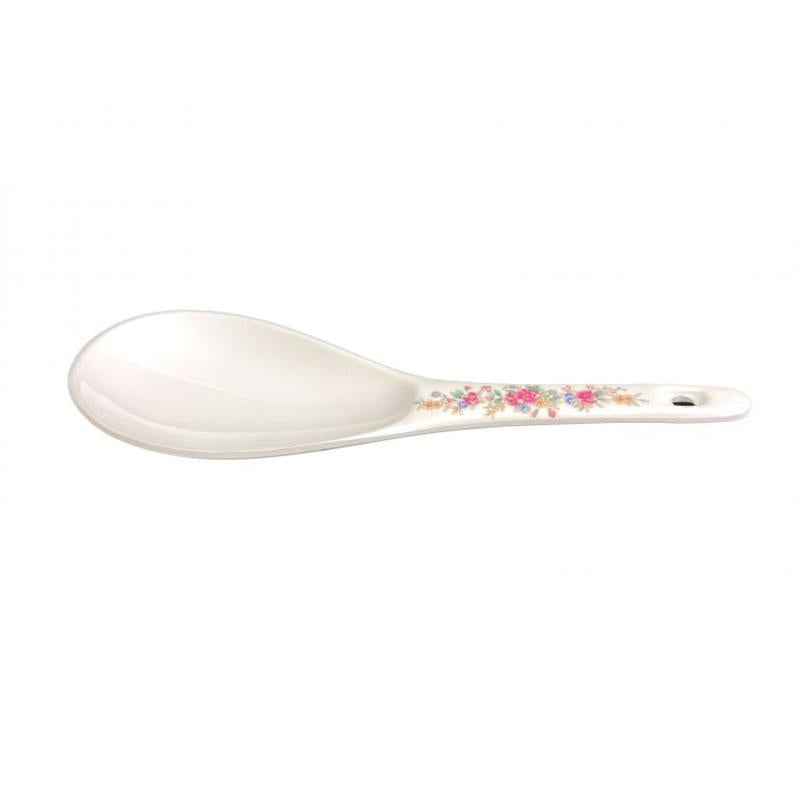 Thunder Group Melamine Asian 1 1/2 OZ, 8 1/4" X 2 3/4" RICE LADLE, ROSE,  2 doz