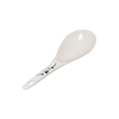 Thunder Group Melamine Asian 1 1/2 OZ, 8 1/4" X 2 3/4" RICE LADLE, BLUE BAMBOO, 2 doz