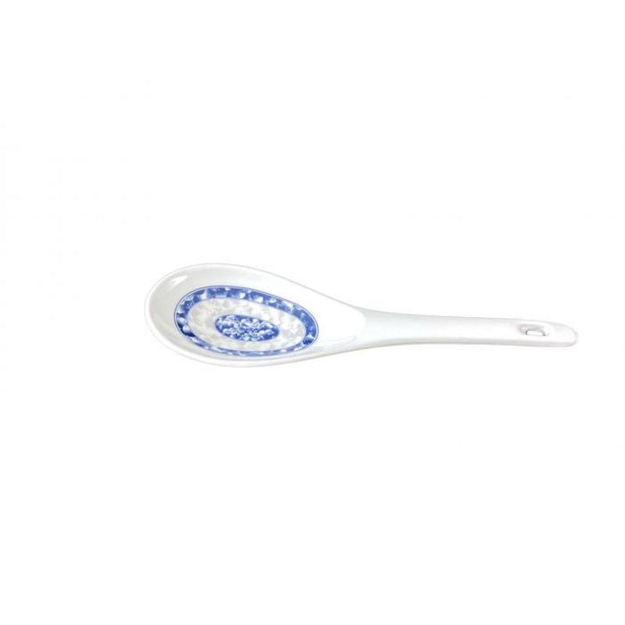 Thunder Group Melamine Asian 1 1/2 OZ, 8 1/4" X 2 3/4" RICE LADLE, BLUE DRAGON, 2 doz