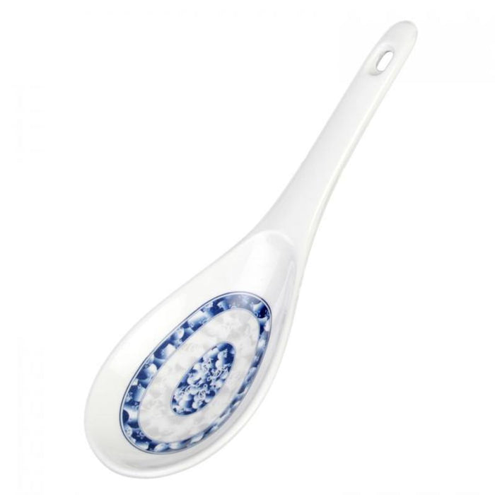 Thunder Group Melamine Asian 1 1/2 OZ, 8 1/4" X 2 3/4" RICE LADLE, BLUE DRAGON, 2 doz