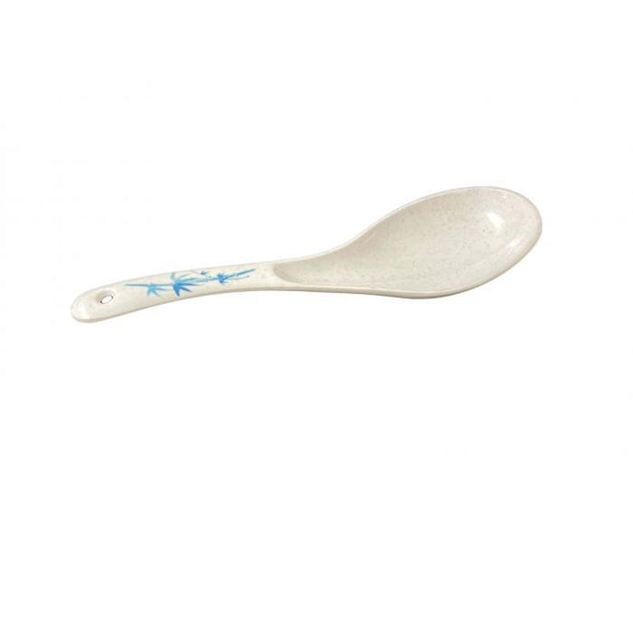 Thunder Group Melamine Asian 2 1/2 OZ, 8 3/4" X 2 3/4" LADLE/SPOON, BLUE BAMBOO, 2 doz