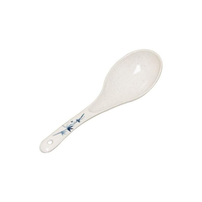 Thunder Group Melamine Asian 2 1/2 OZ, 8 3/4" X 2 3/4" LADLE/SPOON, BLUE BAMBOO, 2 doz