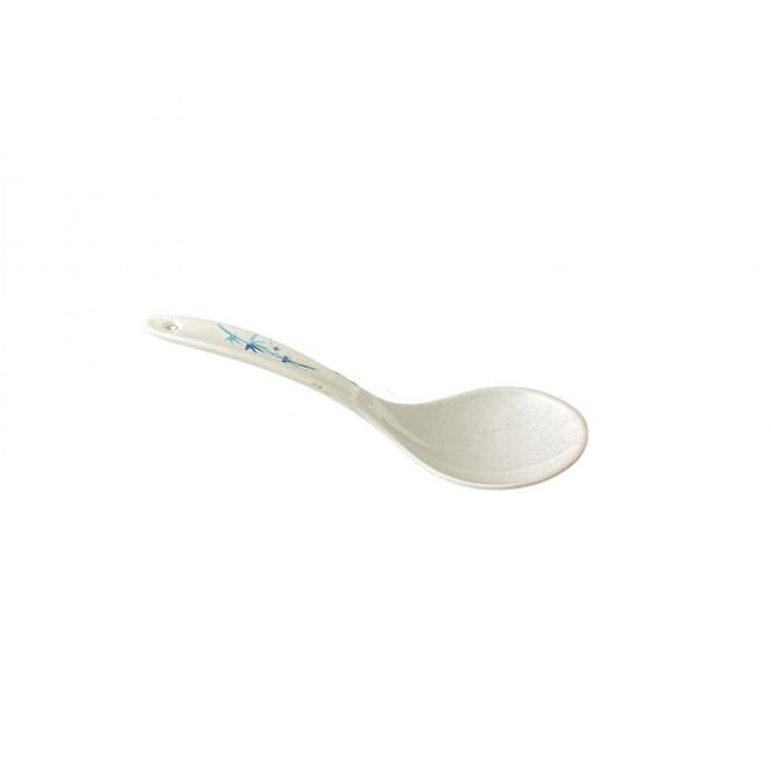 Thunder Group Melamine Asian 1 1/2 OZ, 9" X 3" RICE LADLE, BLUE BAMBOO, 2 doz