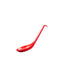 Thunder Group Melamine Asian 0.6 OZ, 6 X 1 3/4 SOUP SPOON, PURE RED, 5 doz
