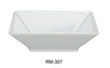 Yanco Rome RM-307 Square Deep Plate, Melamine (4 Dz)