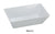 Yanco RM-610 Rome Rectangular Deep Plate, Melamine, Pack of 24 (2 Dz)