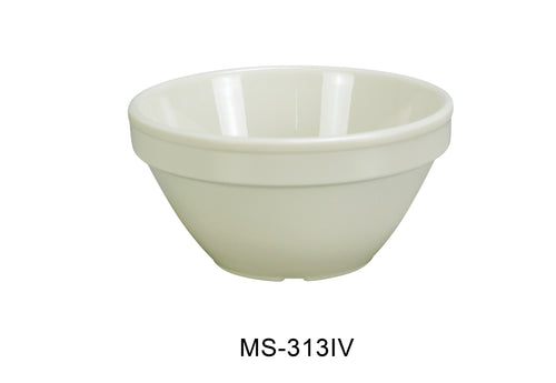 Yanco MS-313IV Mile Stone Bouillon Cup, Shape: Round, Color: Ivory, Material: Melamine, Pack of 48