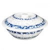 Thunder Group Melamine Asian 75 OZ, 10" SERVING BOWL W/ LID, BLUE DRAGON, Pack of 1