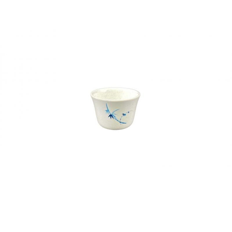 Thunder Group Melamine Asian 5 OZ, 3 1/8" TEA CUP, BLUE BAMBOO,1 doz