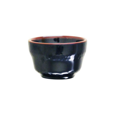 Thunder Group Melamine Asian 38.5 OZ, 8" WAVE SOUP BOWL, TENMOKU, 1 doz