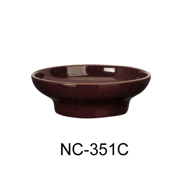 Yanco NC-351C Tulip/Salsa Bowl, Shape: Round, Color: Brown, Material: Melamine, Pack of 48