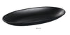 Yanco BP-4113 Black Pearl-2 Deep Plate, Shape: Oval, Color: Black, Material: Melamine, Pack of 12