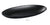 Yanco BP-4113 Black Pearl-2 Deep Plate, Shape: Oval, Color: Black, Material: Melamine, Pack of 12