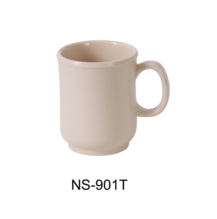 Yanco NS-901T Nessico Coffee/Tea Mug, , Color: Tan, Material: Melamine, Pack of 48