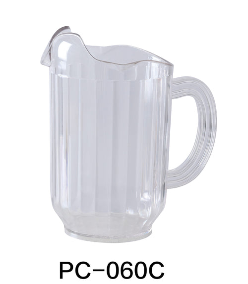 Yanco PC-060C 3-Spout Pitcher, , Color: Clear, Material: Plastic, Pack of 12