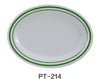 Yanco PT-214 Pine Tree Oval Platter, Melamine, Pack of 12 (1 Dz)