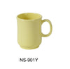 Yanco NS-901Y Nessico Bulbous Mug, , Color: Yellow, Material: Melamine, Pack of 48