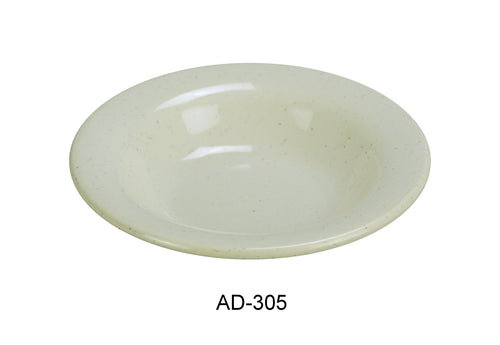 Yanco AD-305 Ardis Fruit Bowl, Shape: Round, Color: Tan, Material: Melamine, Pack of 48