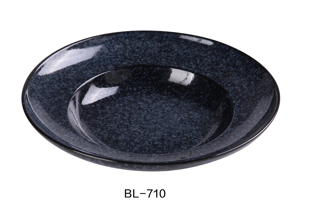 Yanco  BL-710 Blue Star Pasta Bowl, Shape: Round, Color: Blue, Material: China, Pack of 12