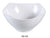 Yanco MD-338 Milando Square Bowl, Shape: Square, Color: White, Material: Melamine, Pack of 24