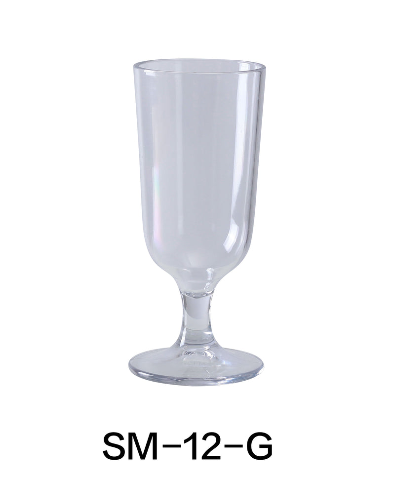 Yanco SM-12-G Stemware Goblet Glass, , Color: Clear, Material: Plastic, Pack of 24