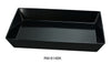 Yanco RM-614BK Rome Rectangular Deep Plate, Melamine, Pack of 12 (1 Dz)
