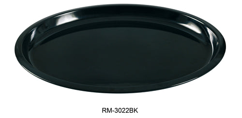 Yanco Rome RM-3022BK Turkey Platter, Melamine, Pack of 6