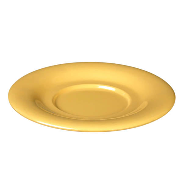 Yanco MS-9303YL Mile Stone Saucer For Model MS-303/313/5044/9018, Shape: Round, Color: Yellow, Material: Melamine, Pack of 48