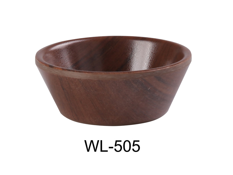 Yanco WL-505 Woodland 5" X 1 7/8" Soup Bowl, Melamine, 10 Oz, Pack of 48 (4 Dz)