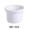 Yanco BK-104 Accessories 4" X 2 7/8" SOUP BOWL/ONION SOUP CROCK 8 OZ BONE WHITE, Shape: Round, Color: White, Material: China, Pack of 48