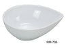 Yanco RM-706 Rome Water Drop Shape Dish, Melamine, Pack of 48 (4 Dz)