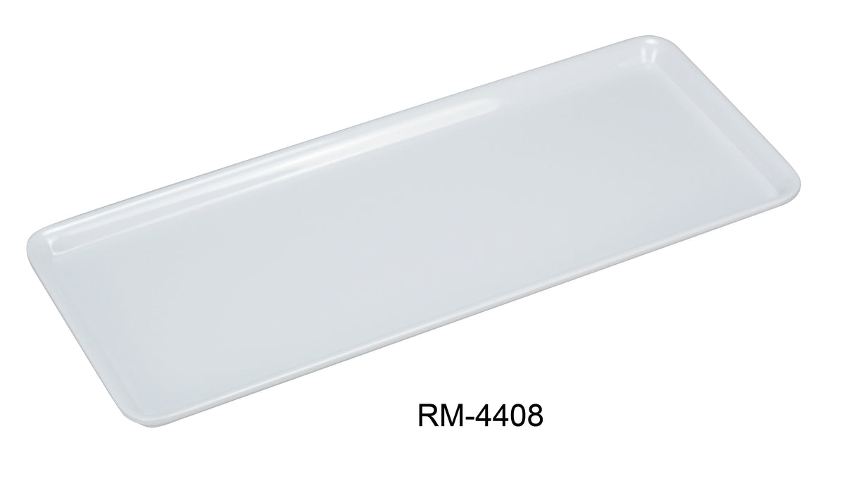 Yanco RM-4408 Rome Rectangular Plate, Melamine, Pack of 24 (2 Dz)