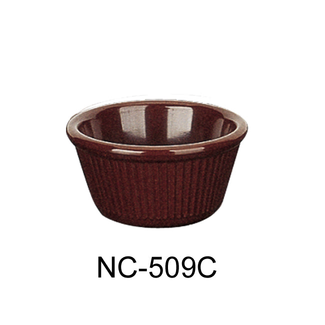 Yanco NC-509C Fluted Ramekin, Melamine, Pack of 72 (6 Dz)