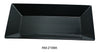 Yanco Rome RM-210BK Rectangular Plate, Melamine, Pack of 24 (2 Dz)