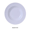 Yanco MS-5811WT Mile Stone Pasta Bowl, Shape: Round, Color: White, Material: Melamine, Pack of 24