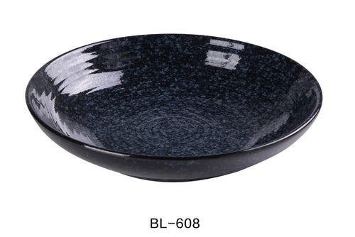 Yanco  BL-608 Blue Star Salad / Soup Plate, Shape: Round, Color: Blue, Material: China, Pack of 24