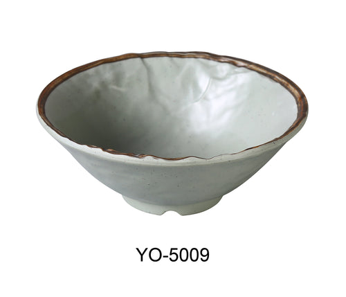 Yanco YO-5009 Yoto 9" X 3 1/2" Ramen Bowl, Melamine, 50 OZ, Pack of 24 (2 Dz)