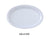 Yanco NS-515W Nessico Oval Platter with Narrow Rim, Shape: Oval, Color: White, Material: Melamine, Pack of 12