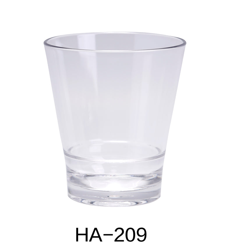 Yanco HA-209 Hawaii 3.25" ROCKS 9 OZ, , Color: Clear, Material: Plastic, Pack of 24