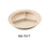 Yanco NS-701T Nessico Deep Compartment Plate, Shape: Round, Color: Tan, Material: Melamine, Pack of 24