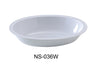 Yanco Nessico NS-036W Oval Bowl, Melamine, Pack of 24 (2 Dz)