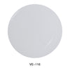 Yanco VE-116 16" Round Pizza Plate, Melamine, Pack of 6