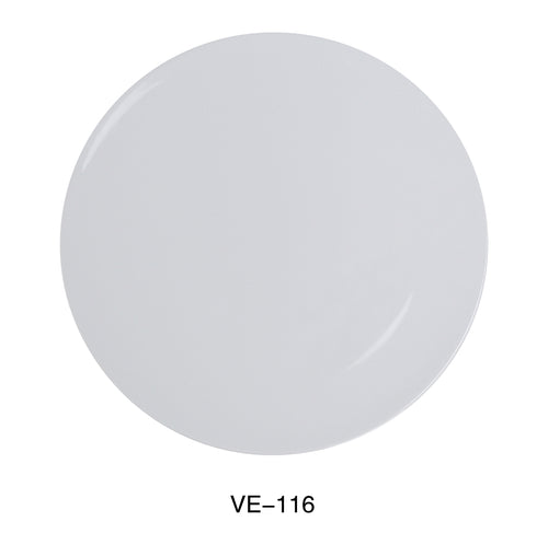 Yanco VE-116 16" Round Pizza Plate, Melamine, Pack of 6